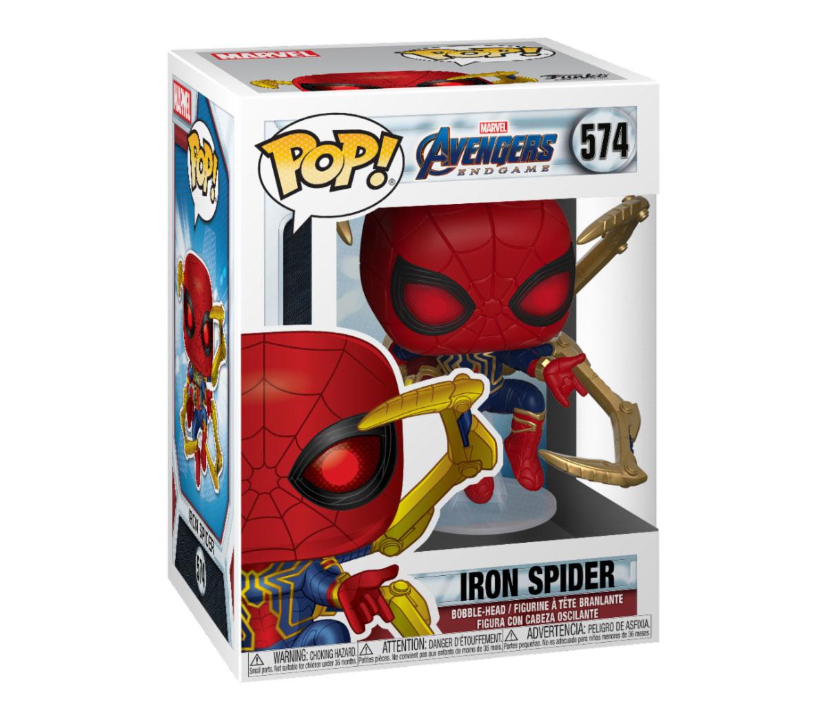 Avengers: Endgame POP! Movies Vinyl figurine Iron Spider w/Nano Gauntlet 9 cm