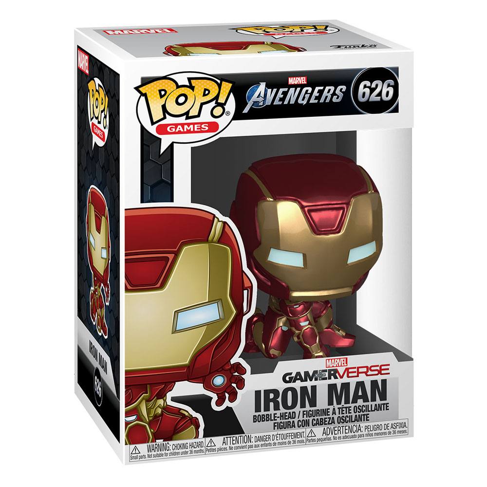 Marvel's Avengers (2020 video game) POP! Marvel Vinyl Figurine Iron Man 9 cm