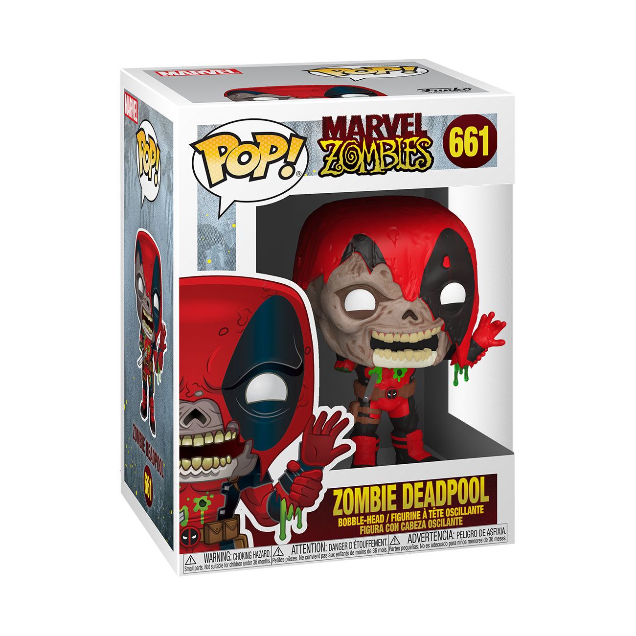 Marvel Figurine POP! Vinyl Zombie Deadpool 9 cm