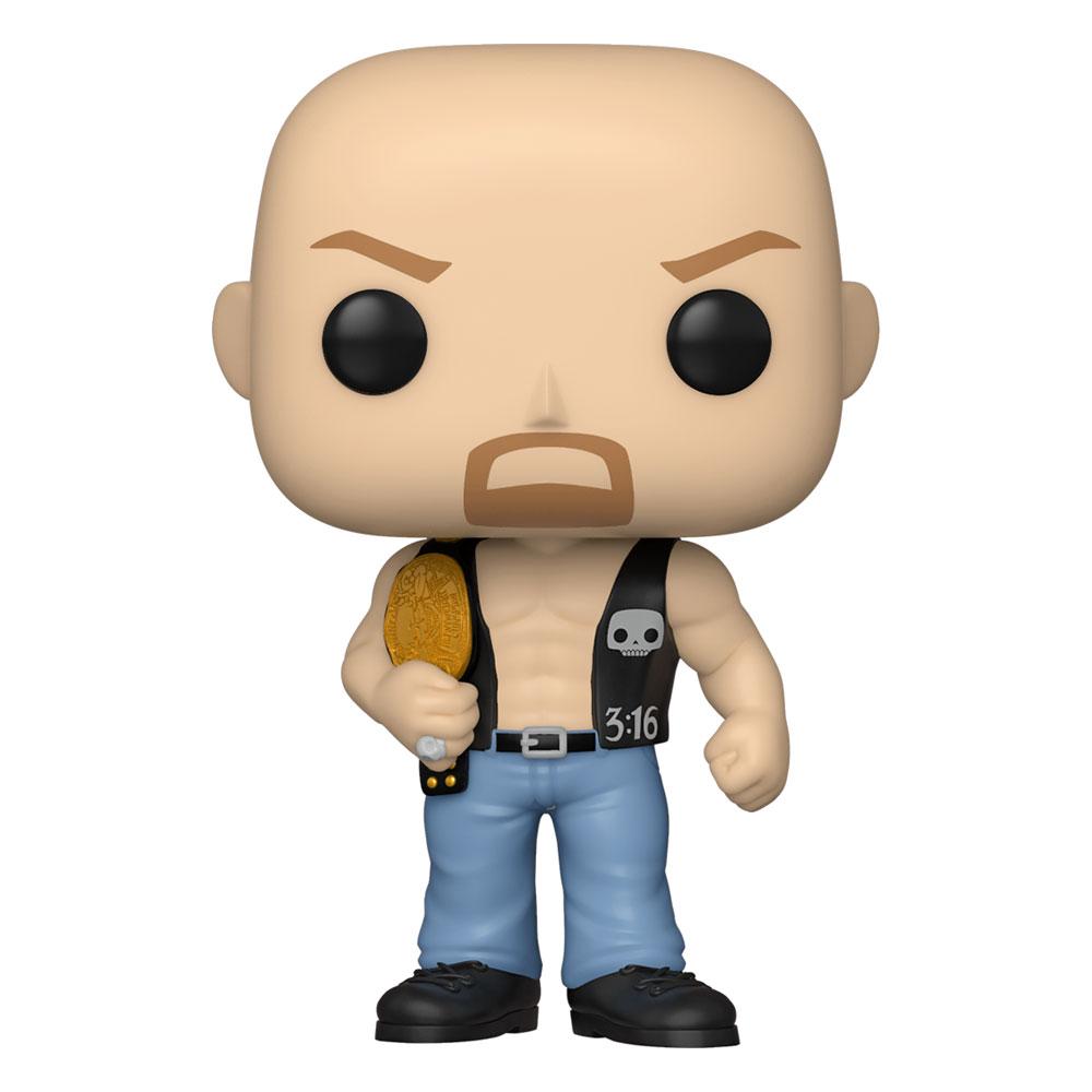 WWE POP! Vinyl figurine SC Steve Austin w/Belt 9 cm