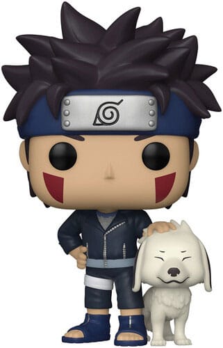 Naruto Figurine POP! Animation Vinyl Kiba w/Akamaru 9 cm