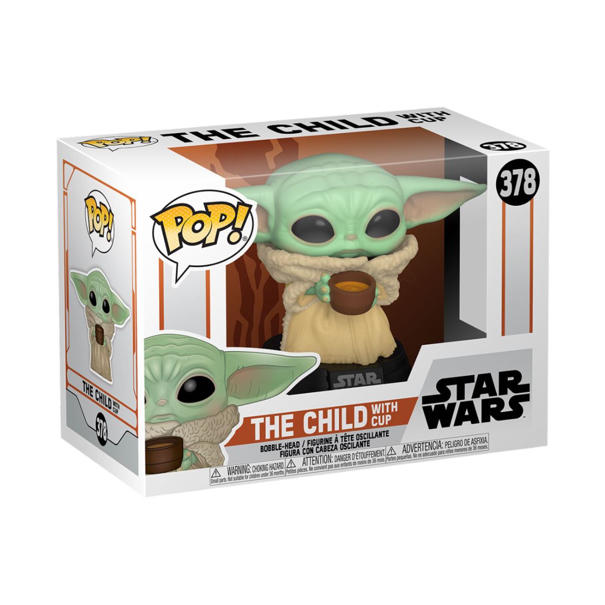 The Mandalorian POP! Star Wars Vinyl Figurine The Child w/ Cup 9 cm