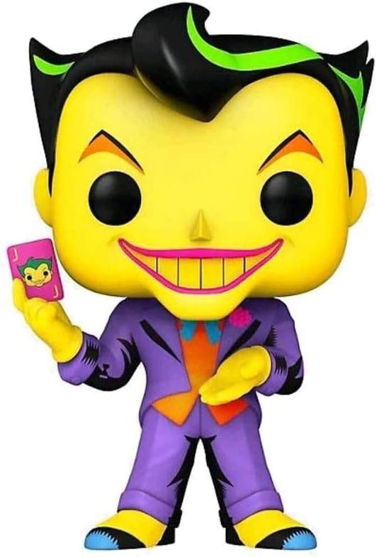 DC Comics POP! Heroes Vinyl figurine Joker (Black Light) 9 cm