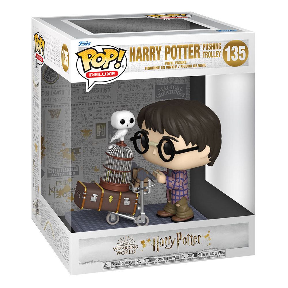Harry Potter POP! Deluxe Vinyl figurine Harry Pushing Trolley 9 cm