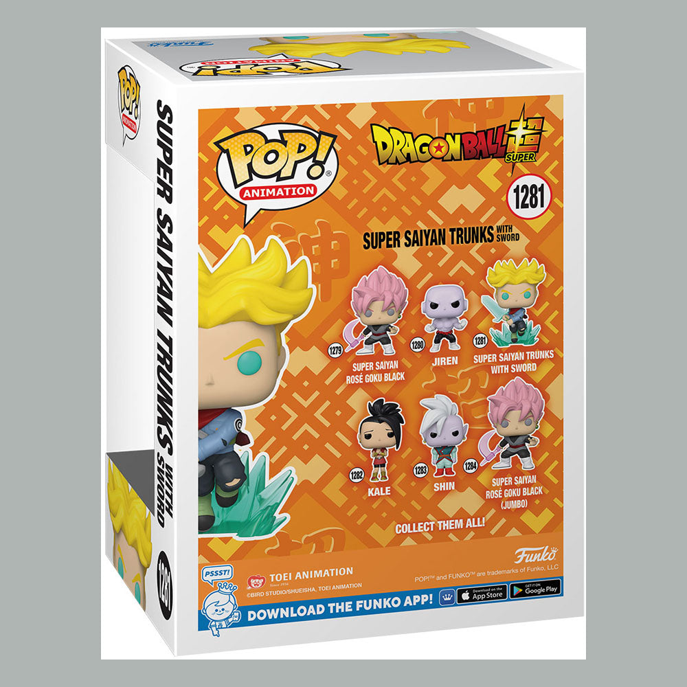 Dragon Ball Super Figurine POP! Animation Vinyl SS Trunks w/ Sword 9 cm
