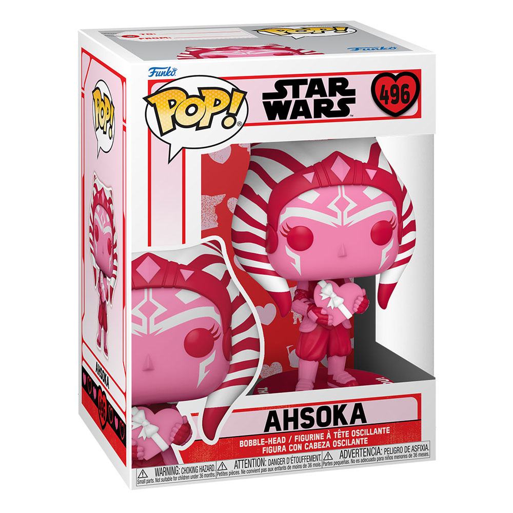 Star Wars Valentines POP! Star Wars Vinyl Figurine Ahsoka 9 cm