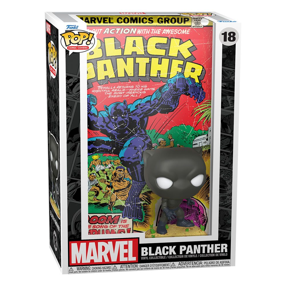 Marvel POP! Comic Cover Vinyl Figurine Black Panther 9 cm