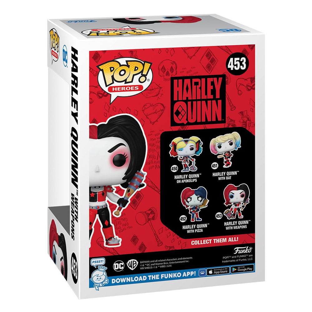DC Comics: Harley Quinn Takeover POP! Heroes Vinyl figurine Harley with Weapons 9 cm