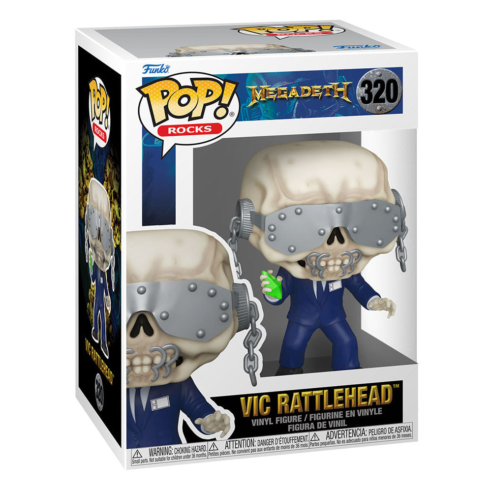 Megadeth POP! Rocks Vinyl Figurine Vic Rattlehead 9 cm