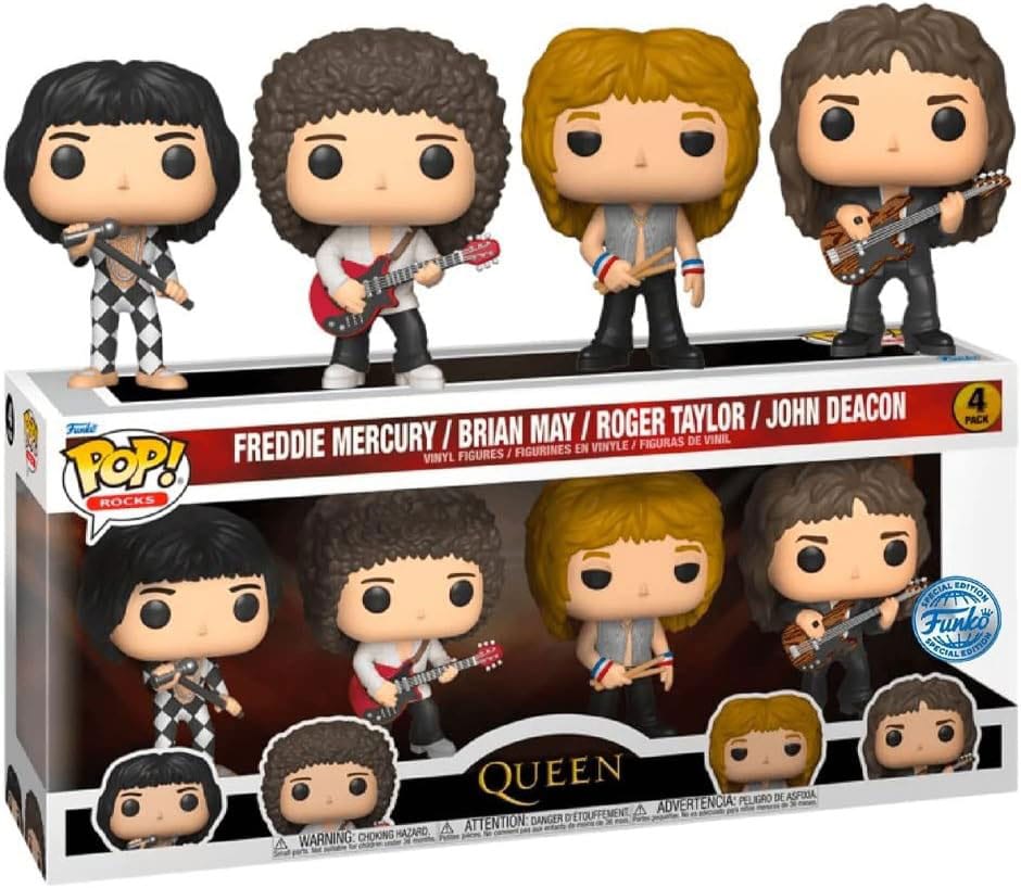 Queen pack 4 figurines POP! Movies Vinyl 9 cm