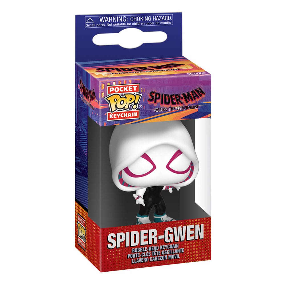 Spider-Man: Across the Spider-Verse présentoir porte-clés Pocket POP! Vinyl Spider-Gwen 4 cm (12)