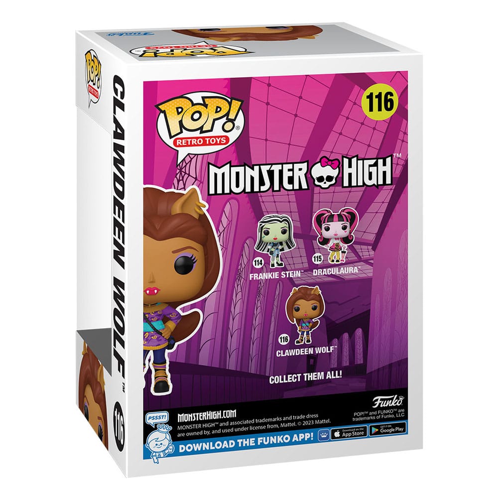 Monster High POP! Vinyl Figurine Clawdeen 9 cm