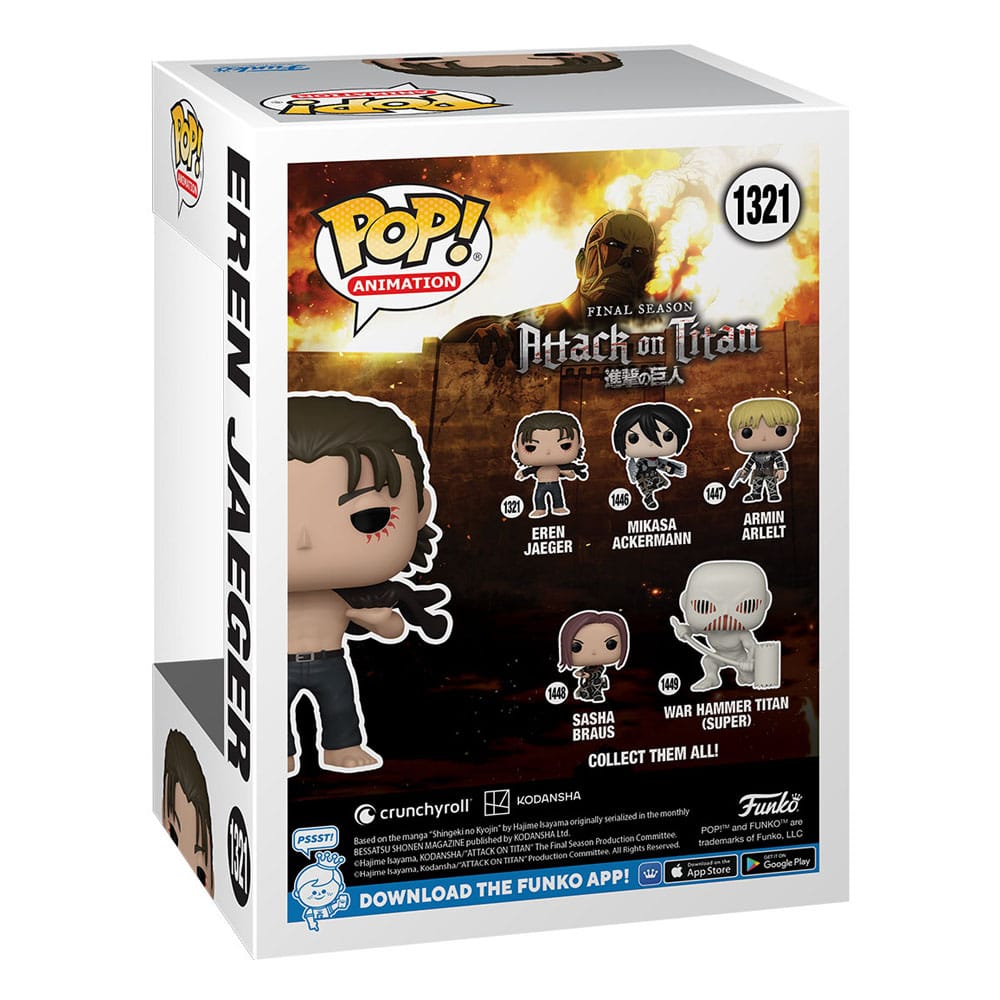 Attack on Titan POP! Animation Vinyl figurine Eren Jeager 9 cm