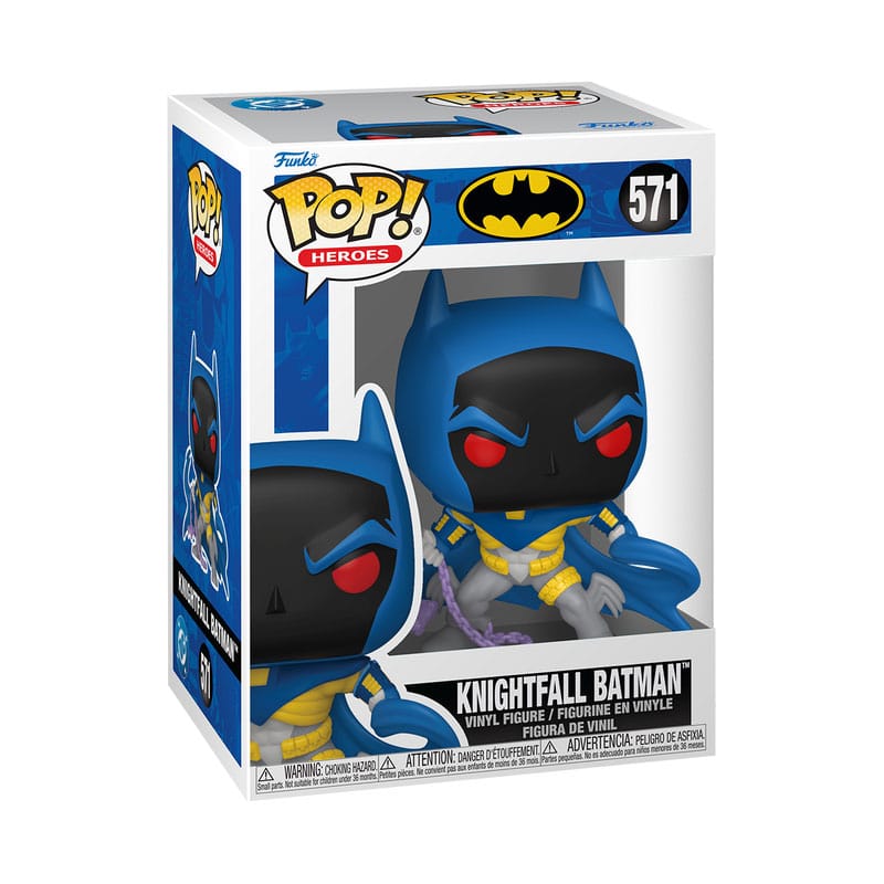 DC Thru The Years POP! Heroes Vinyl figurines Knightfall Batman(90's) 9 cm