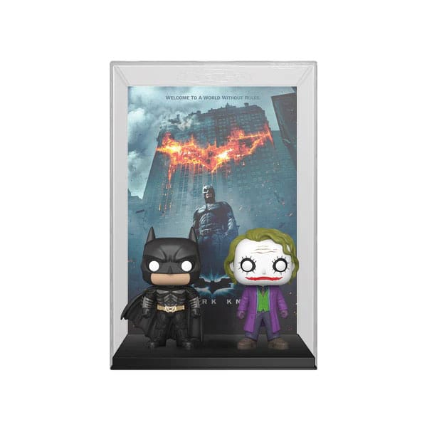 DC POP! Movie Poster et figurine The Dark Knight 9 cm