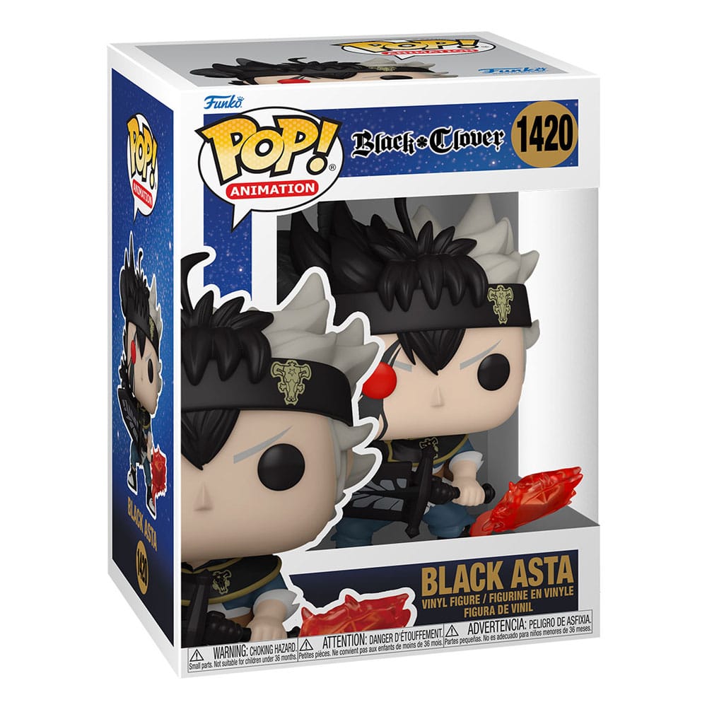 Black Clover POP! Animation Vinyl figurine Black Asta 9 cm