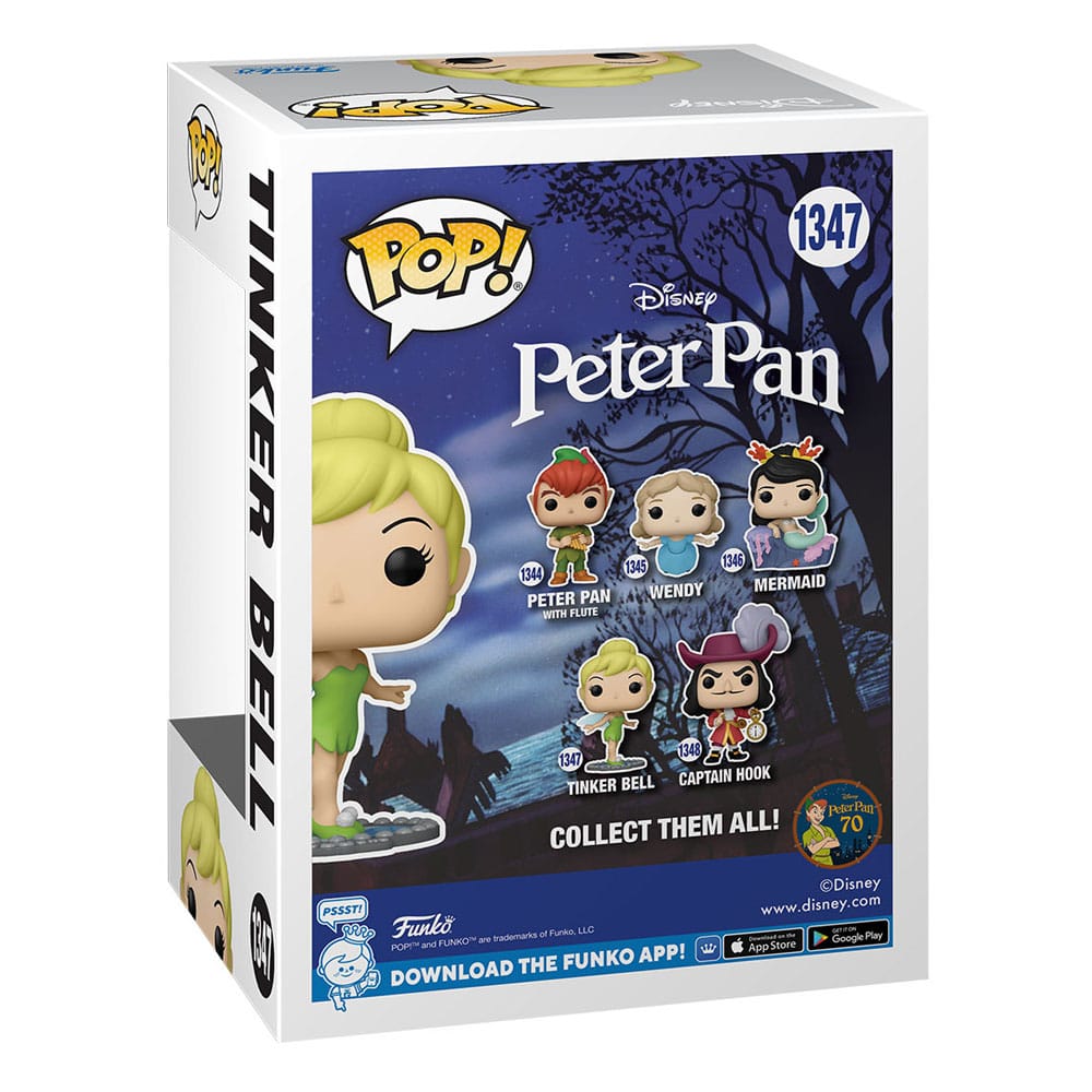 Peter Pan 70th Anniversary POP! Disney Vinyl figurine Tink on mirror 9 cm