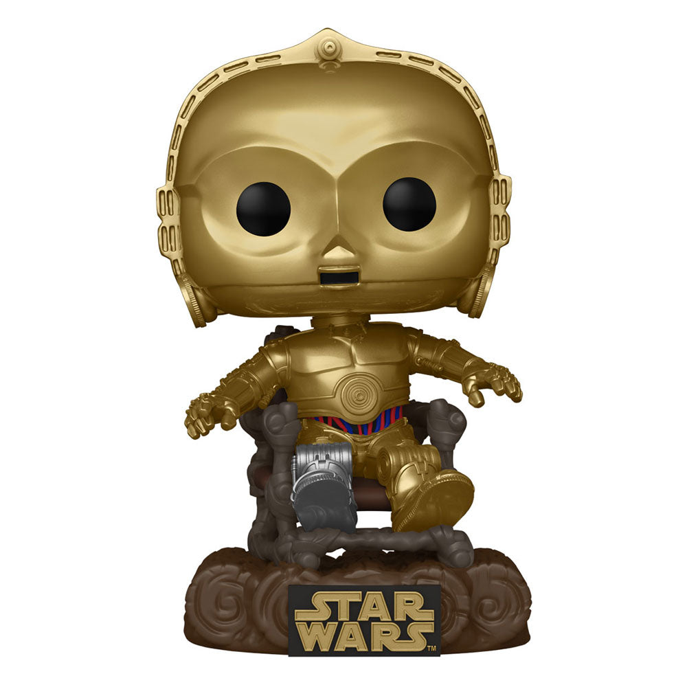 Star Wars Return of the Jedi 40th Anniversary POP! Vinyl figurine C3P0 in chair 9 cm