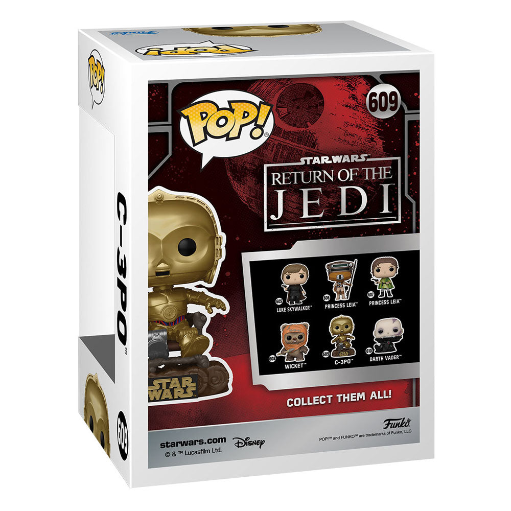 Star Wars Return of the Jedi 40th Anniversary POP! Vinyl figurine C3P0 in chair 9 cm