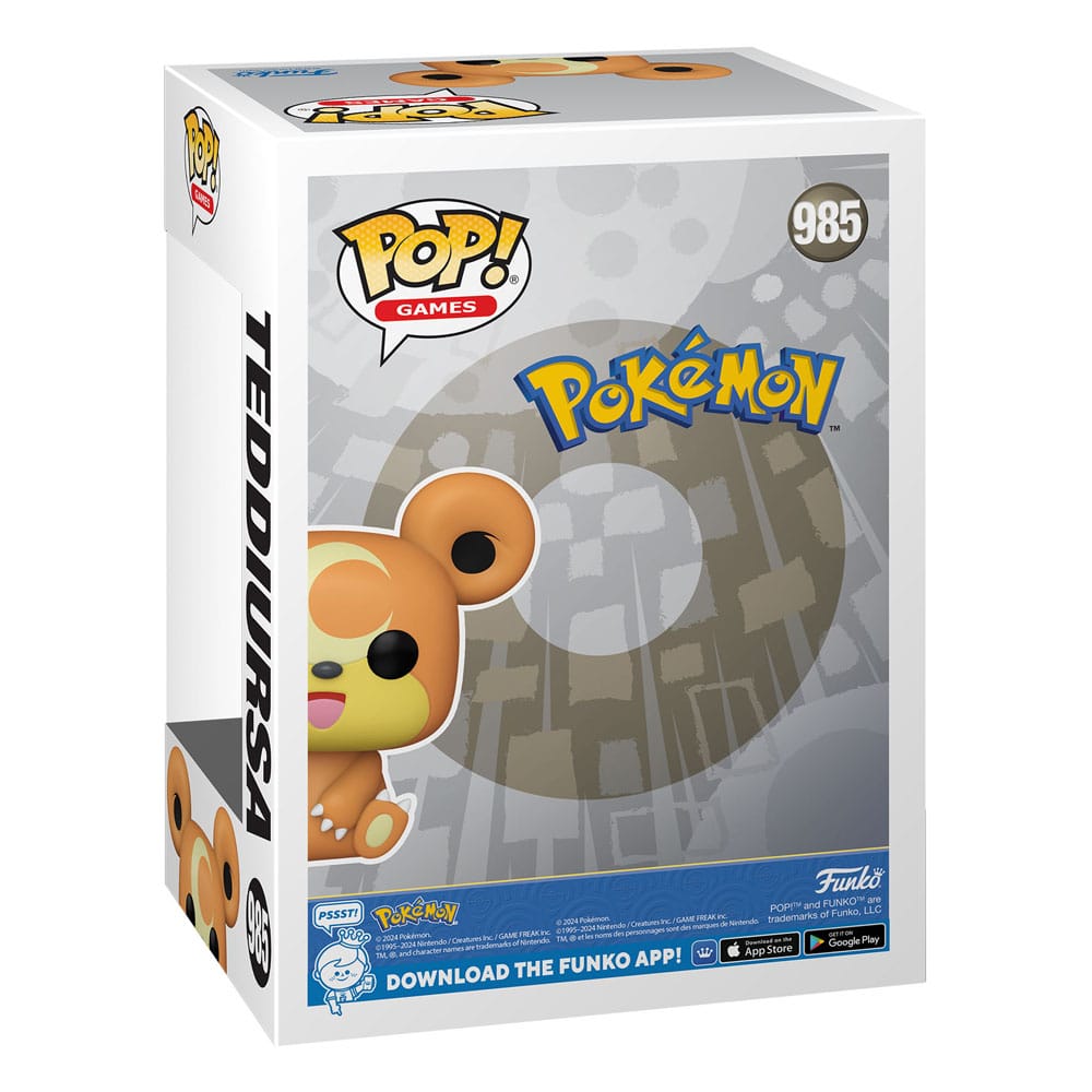 Pokémon POP! Games Vinyl figurine Teddiursa(EMEA) 9 cm