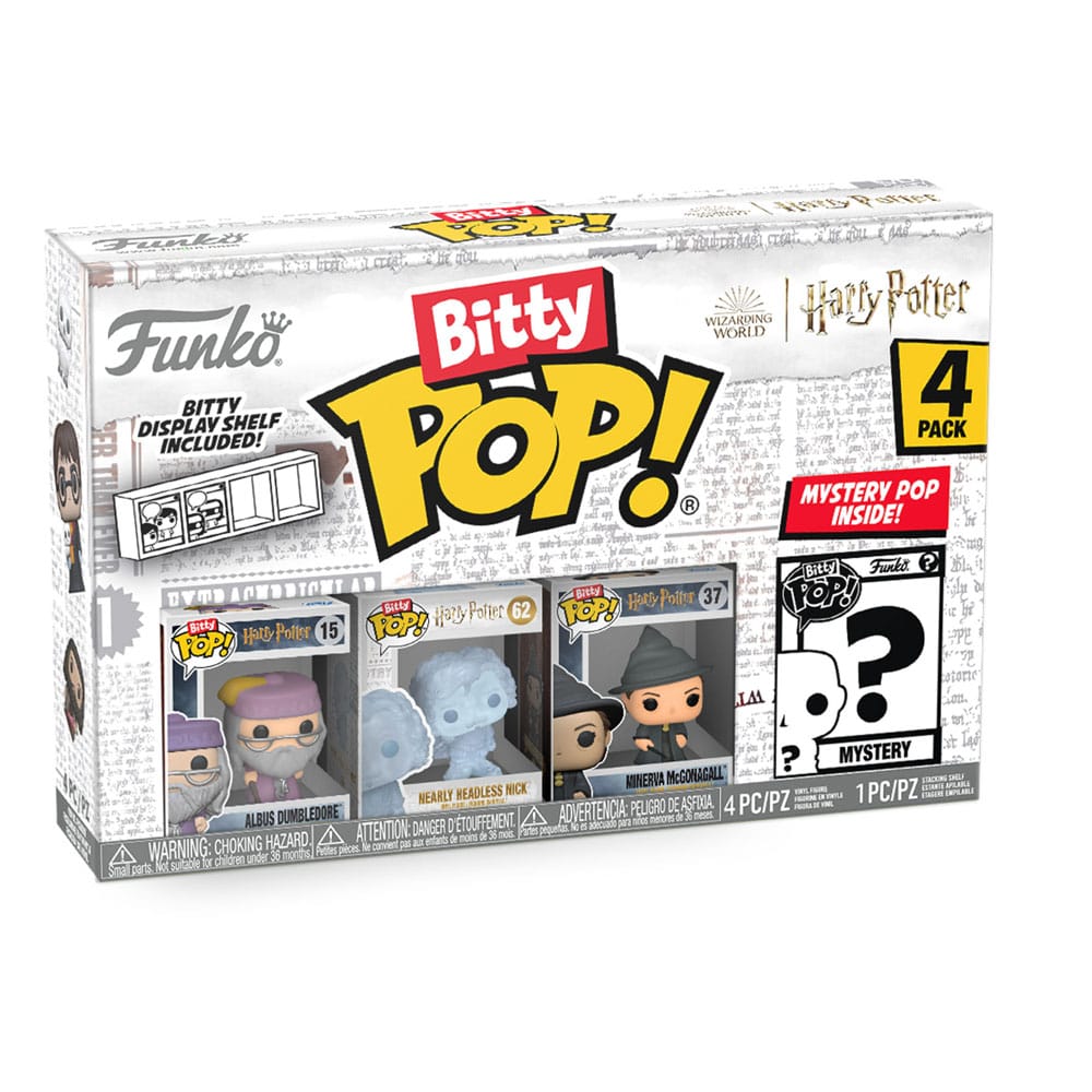 Harry Potter pack 4 figurines Bitty POP! Vinyl Dumbledore 2,5 cm