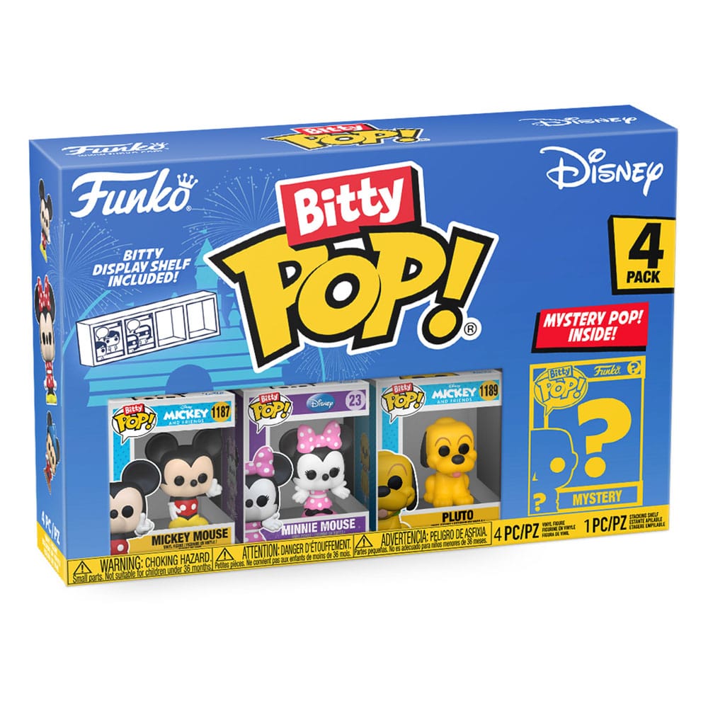 Disney pack 4 figurines Bitty POP! Vinyl Mickey 2,5 cm