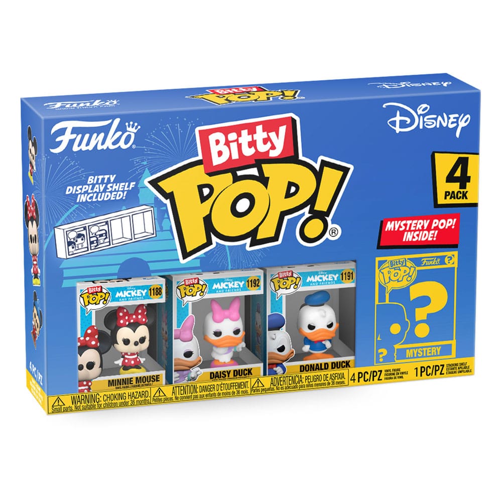 Disney pack 4 figurines Bitty POP! Vinyl Minnie 2,5 cm