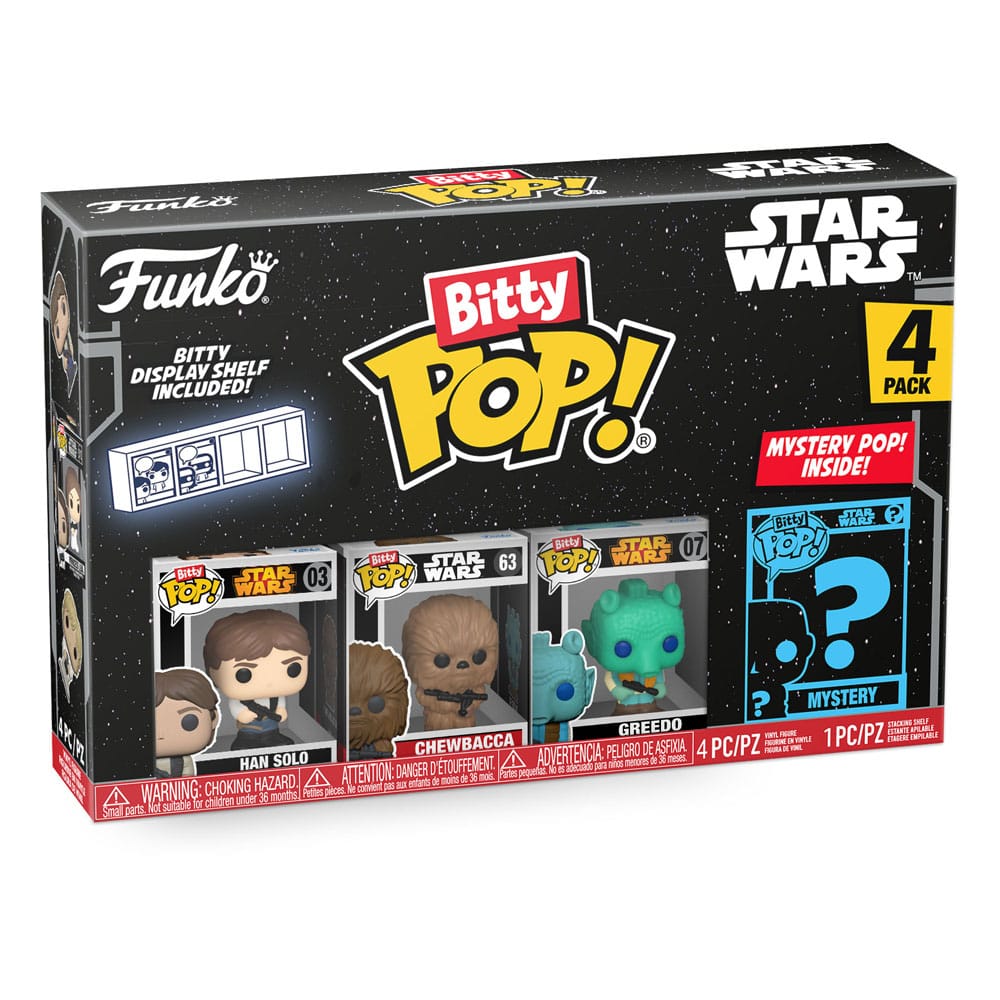 Star Wars pack 4 figurines Bitty POP! Vinyl Han Solo 2,5 cm