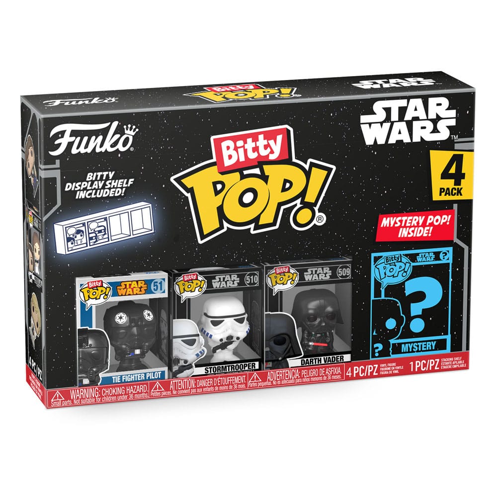 Star Wars pack 4 figurines Bitty POP! Vinyl Darth Vader 2,5 cm