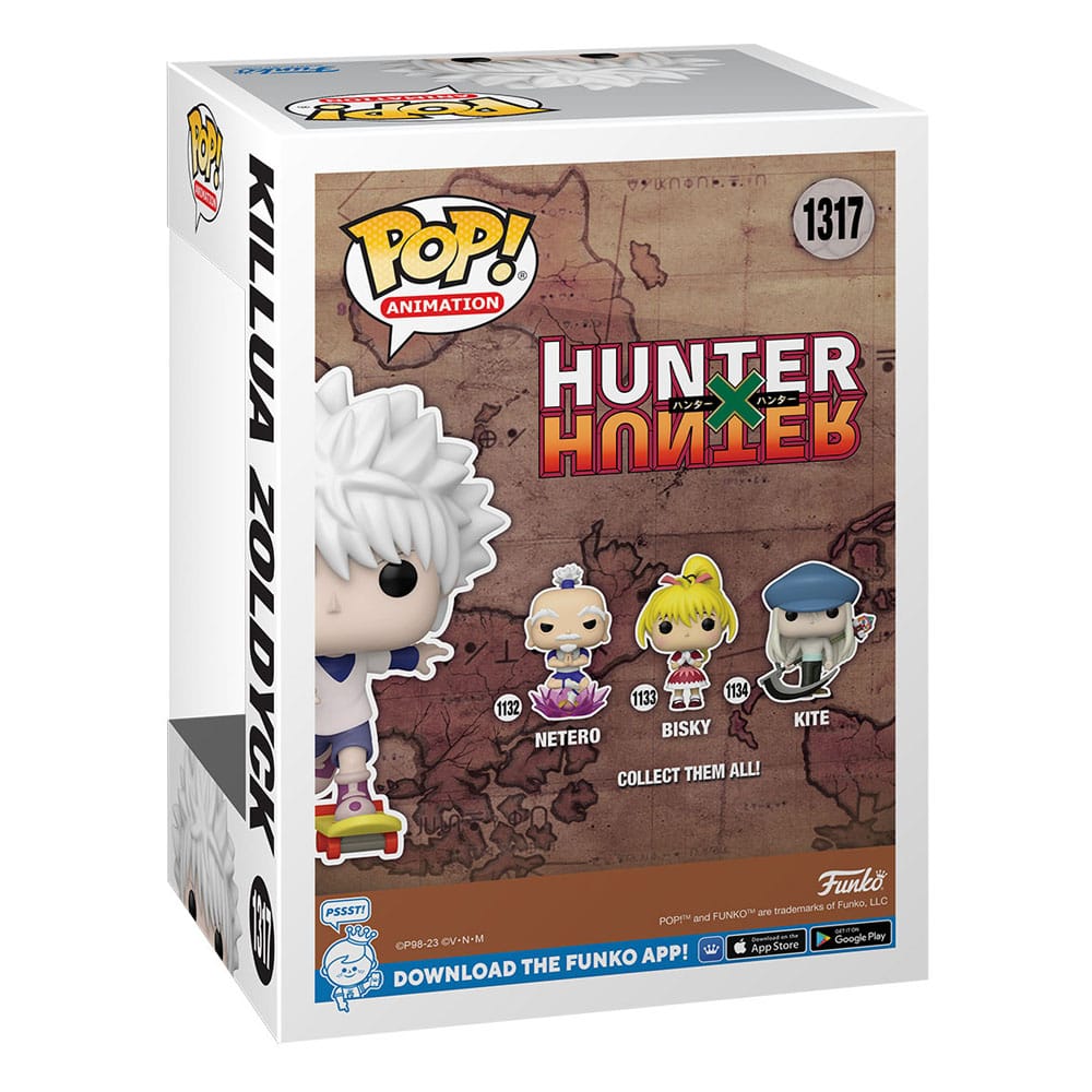 Hunter x Hunter POP! Animation Vinyl figurines Killua w/Skateboard 9 cm