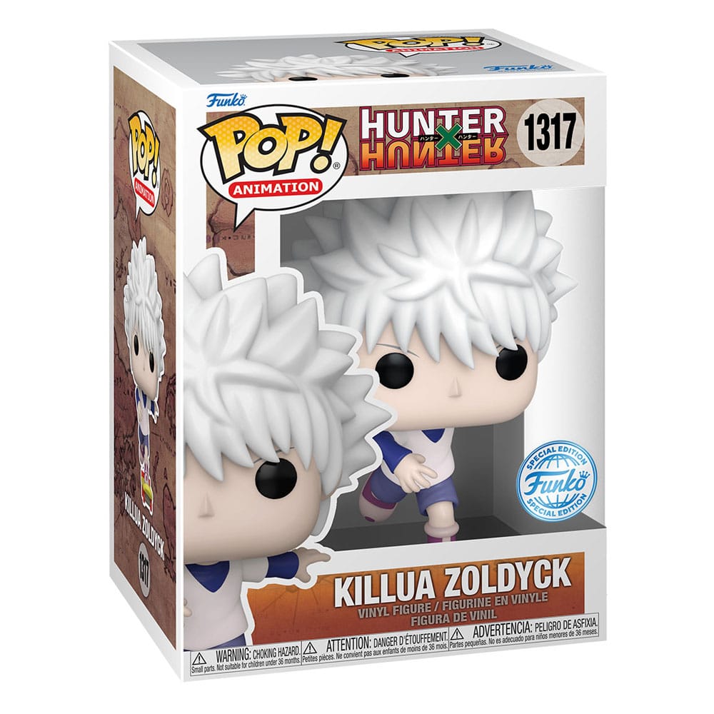 Hunter x Hunter POP! Animation Vinyl figurines Killua w/Skateboard 9 cm