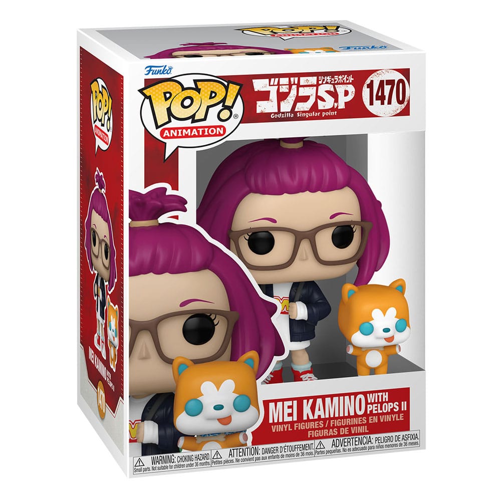Godzilla Singular Point Figurine POP! & Buddy Animation Vinyl Mei Kamino with Pelops II 9 cm