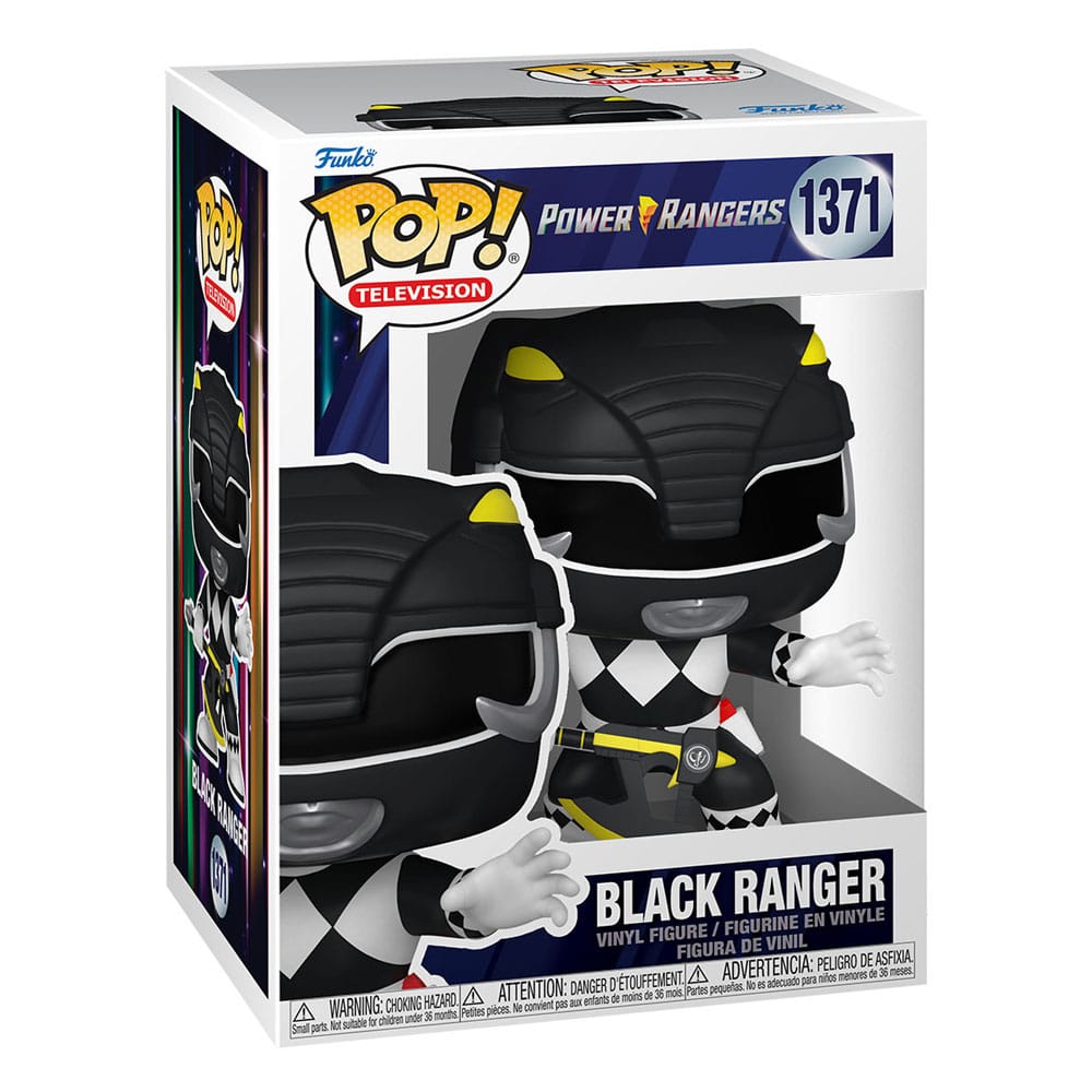 Power Rangers 30th Figurine POP! TV Vinyl Black Ranger 9 cm