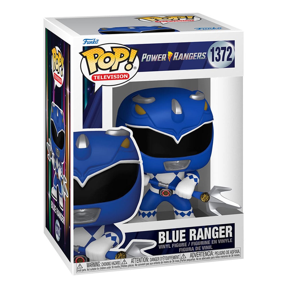 Power Rangers 30th Figurine POP! TV Vinyl Blue Ranger 9 cm
