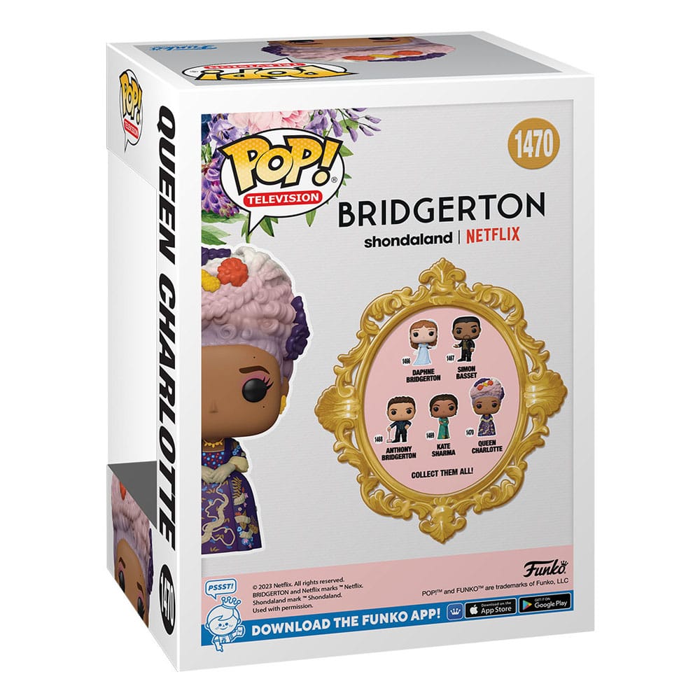 Bridgerton Figurine POP! TV Vinyl Queen Charlotte 9 cm