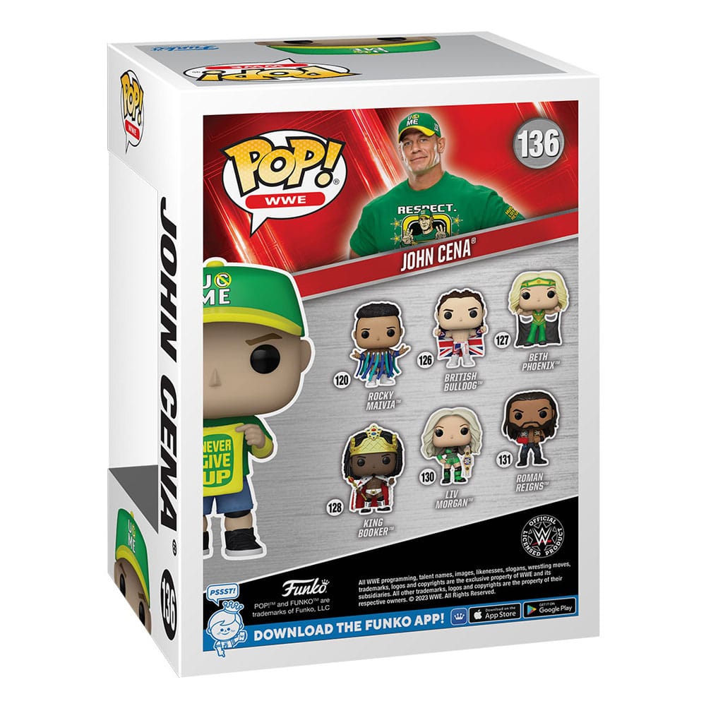 WWE POP! Vinyl figurine John Cena (Never Give Up) 9 cm
