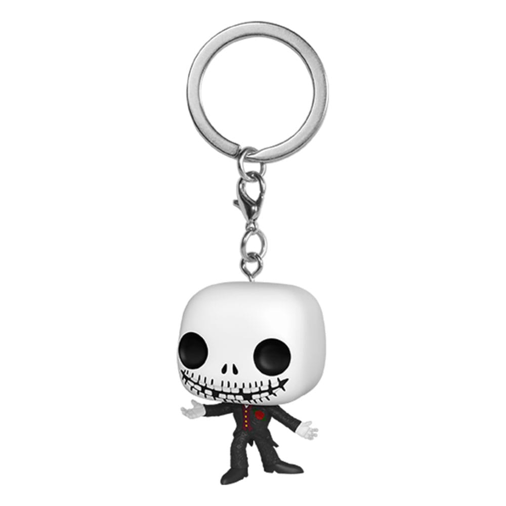 L´étrange Noël de Mr. Jack 30th présentoir porte-clés Pocket POP! Vinyl Formal Jack 4 cm (12)