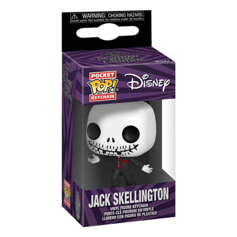 L´étrange Noël de Mr. Jack 30th présentoir porte-clés Pocket POP! Vinyl Formal Jack 4 cm (12)