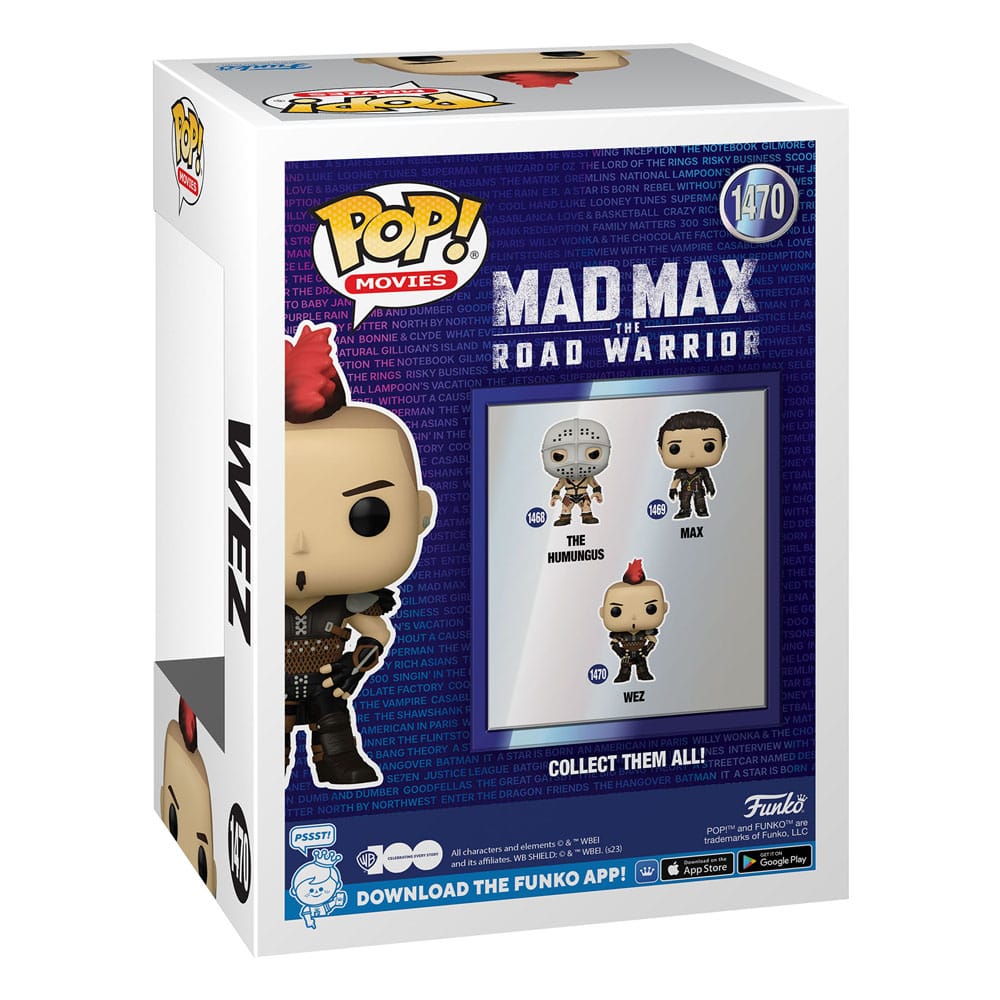 Mad Max 2 : Le Défi POP! Movies Vinyl figurine Wez 9 cm