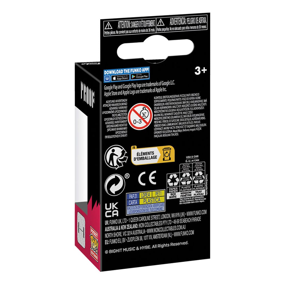 BTS présentoir porte-clés Pocket POP! Vinyl Suga 4 cm (12)