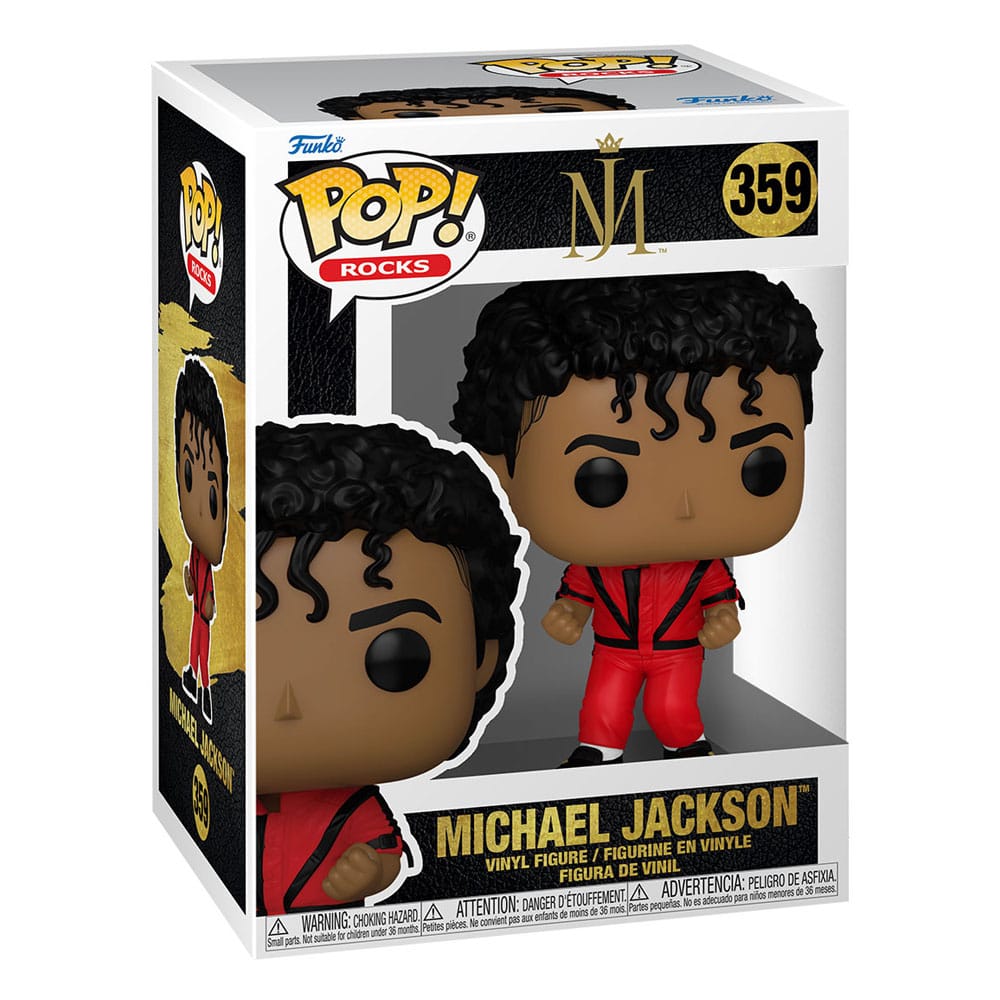 Michael Jackson POP! Rocks Vinyl Figurine Thriller 9 cm