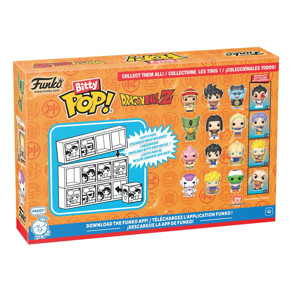 Dragon Ball pack 4 figurines Bitty POP! Vinyl Series 2 2,5 cm
