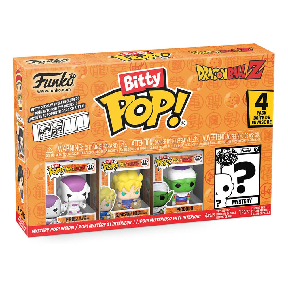 Dragon Ball pack 4 figurines Bitty POP! Vinyl Series 4 2,5 cm