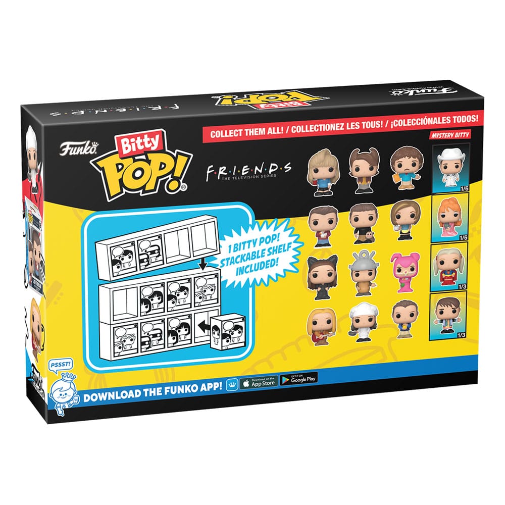 Friends pack 4 figurines Bitty POP! Vinyl Phoebe 2,5 cm
