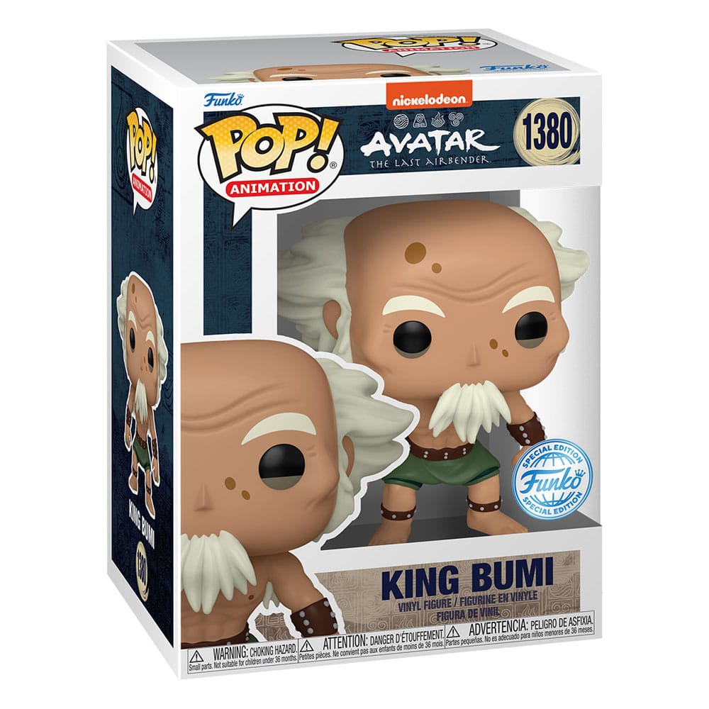 Avatar, le dernier maître de l'air Figurine POP! Animation Vinyl King Bumi 9 cm