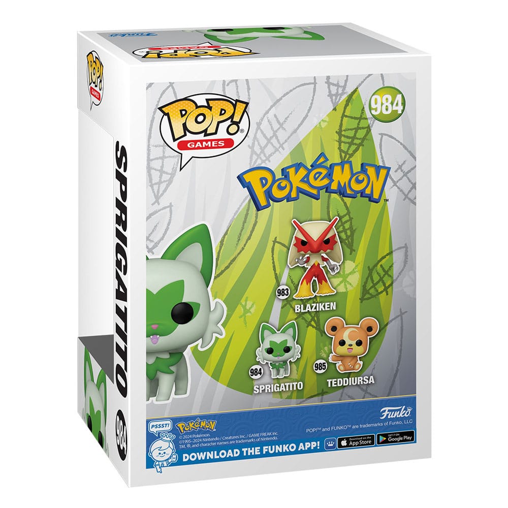 Pokémon POP! Games Vinyl figurine Sprigatito(EMEA) 9 cm