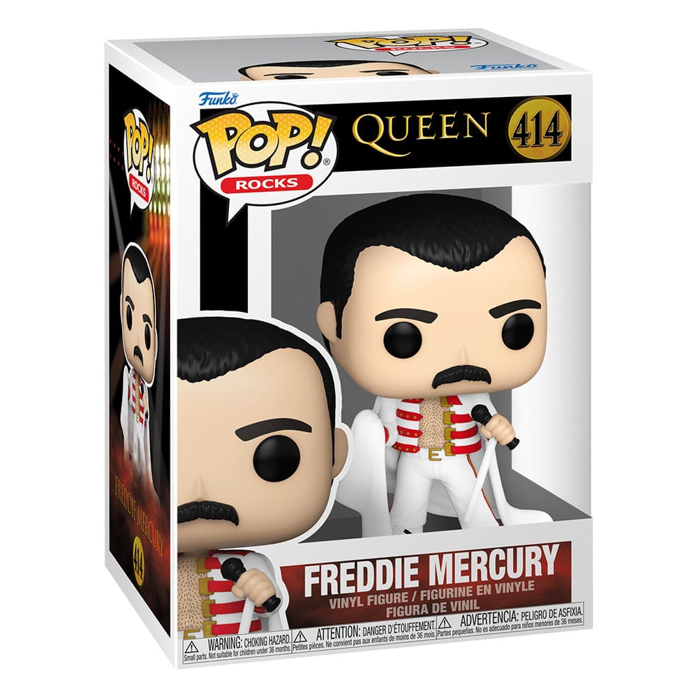 Funko Pop! Rocks: Queen - Freddie Mercury (with Cape)