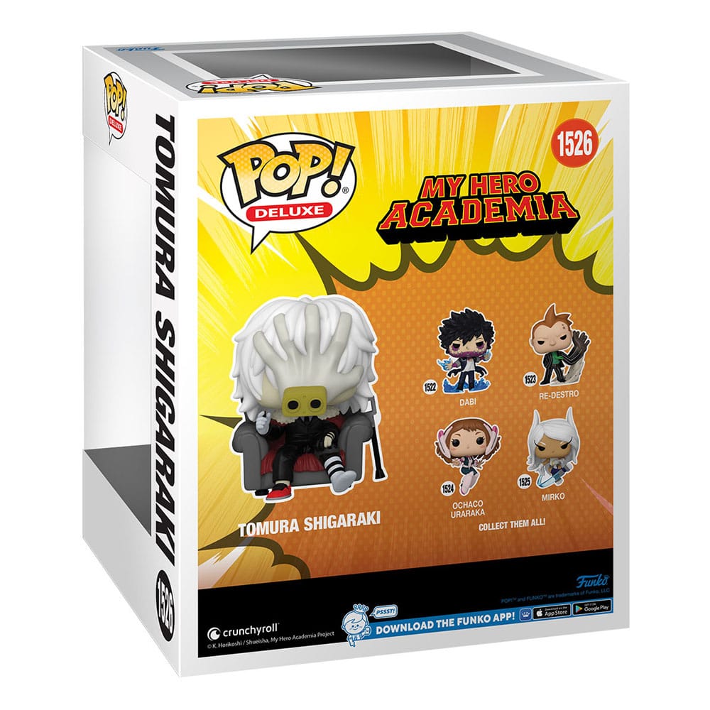 My Hero Academia POP! Deluxe Vinyl figurine Shigaraki In Chair 9 cm