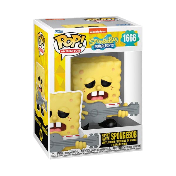 Bob l´éponge 25th Anniversary POP! Vinyl figurine SB w/Guitar 9 cm