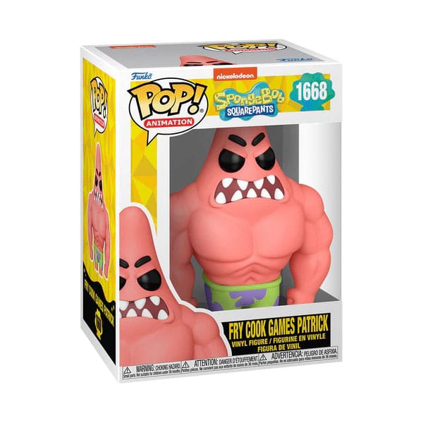 Bob l´éponge 25th Anniversary POP! Vinyl figurine Patrick w/Muscles 9 cm